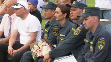 В Нижнекамске первый отряд государственной противопожарной службы отметил юбилей