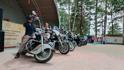 В Нижнекамске прошло шоу байкеров