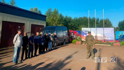 В Севастополь, Самару и Елань отправились служить контрактники из Нижнекамска