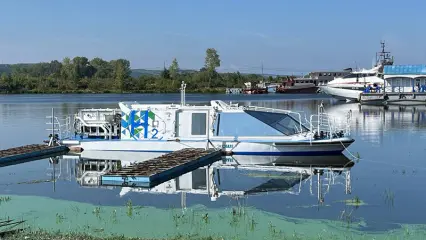 В Татарстане спустили на воду первое судно на водородном топливе