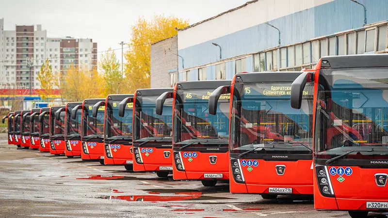 В Казани до конца года автопарк пополнится 157 автобусами