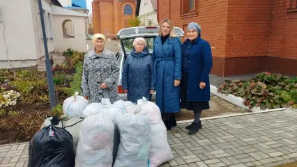 Прихожане нижнекамского храма собрали тёплые вещи для жителей Курской области