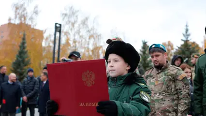 В Нижнекамске 55 курсантов приняли клятву кадета