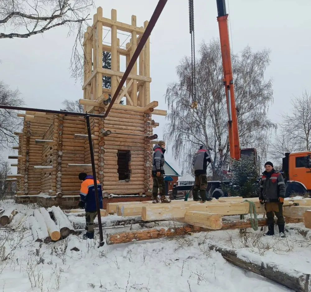 В Татарстане реставрируют старинную деревянную церковь