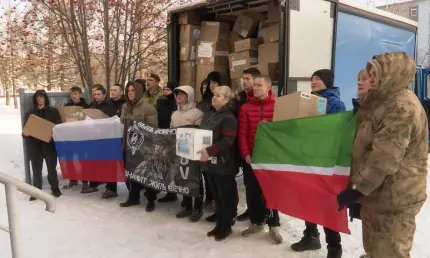 В Нижнекамске собрали более 600 новогодних посылок для бойцов СВО