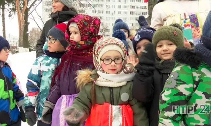 В нижнекамском детском саду устроили колядки