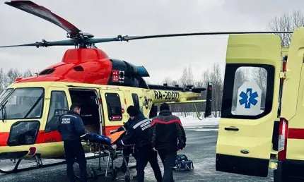 В Татарстане девушка врезалась в дерево на лыжах и получила серьезные травмы