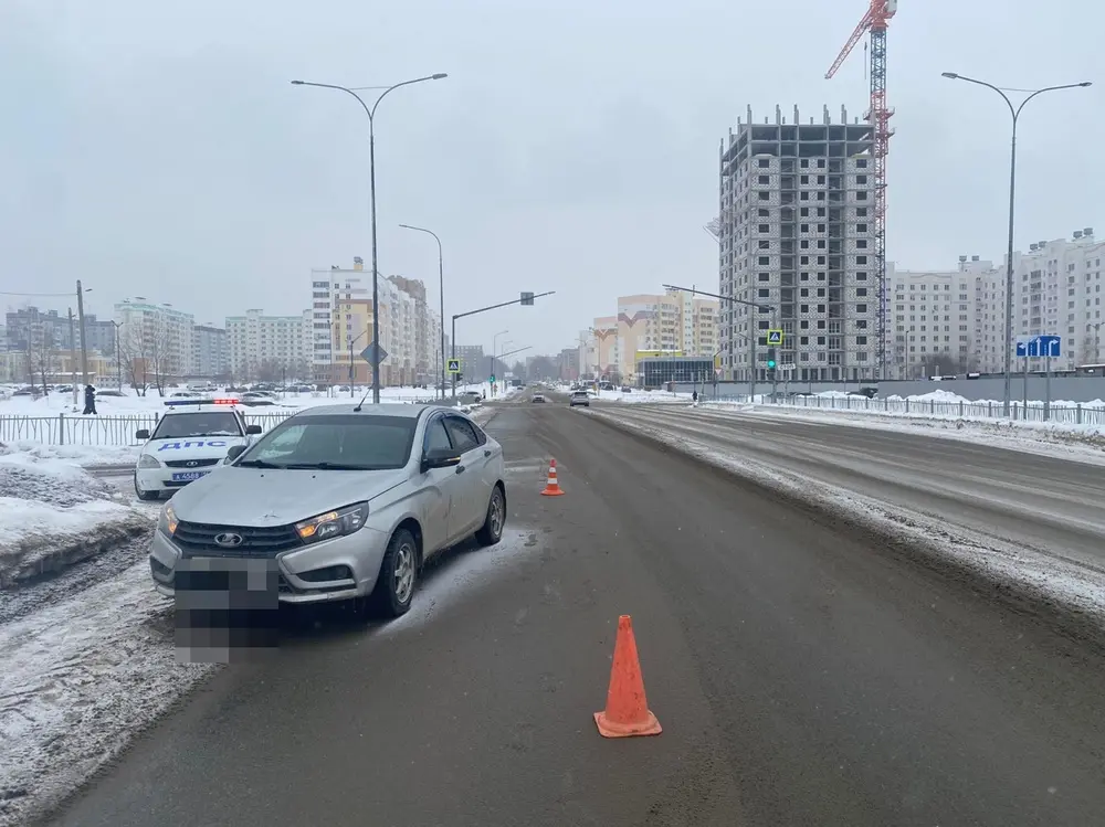 В Нижнекамске сбили школьницу