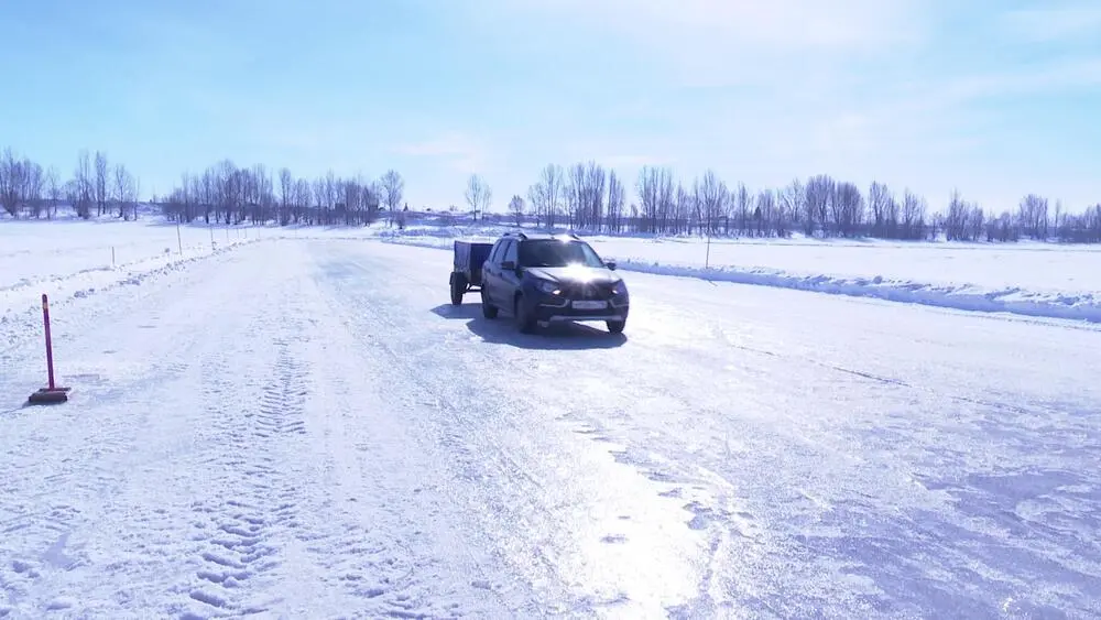 Ледовая переправа Зеленодольск — Нижние Вязовые возобновляет работу