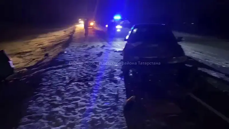 В Тукаевском районе Татарстана в ДТП погиб выехавший на «встречку» водитель