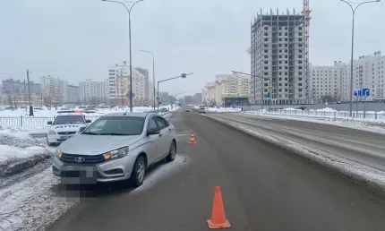 В Нижнекамске сбили школьницу