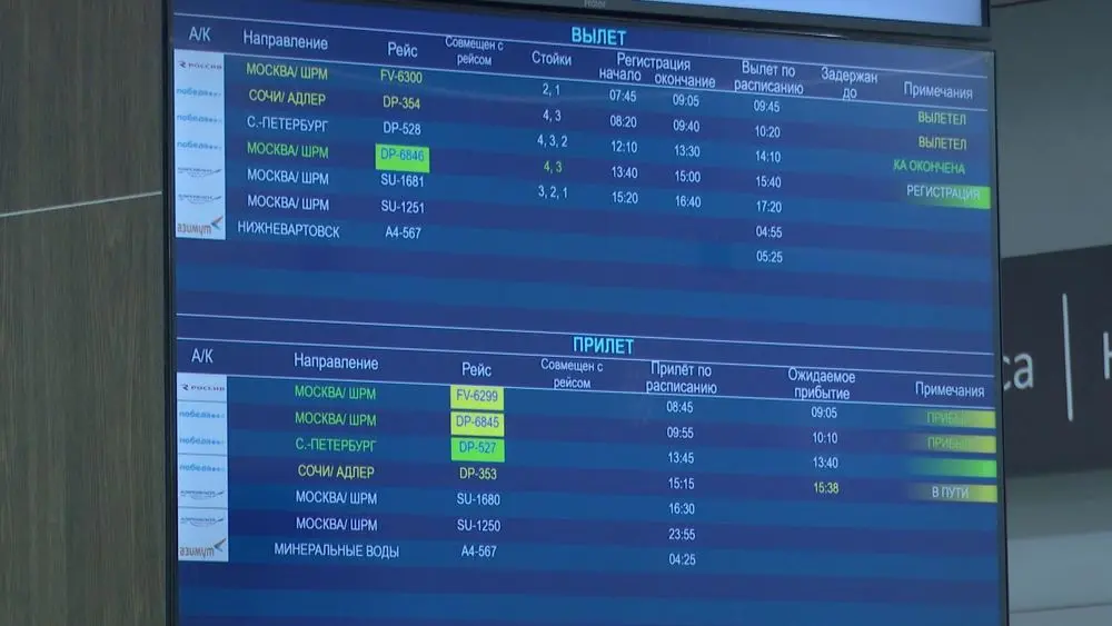 Два рейса из Нижнекамска в Москву задержаны из-за закрытия «Шереметьево»