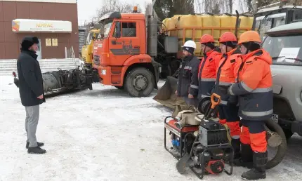 В Нижнекамске провели смотр техники в рамках подготовки к паводку - телеканал НТР 24