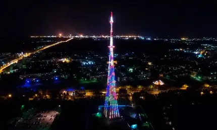 На нижнекамской телебашне появится тематическая иллюминация на 1 Мая - телеканал НТР 24